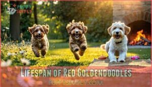 lifespan of red goldendoodles