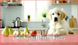 limiting treat portion sizes