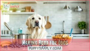 making boba for dogs