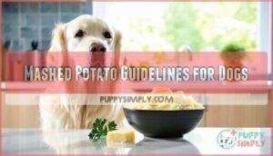 mashed potato guidelines for dogs