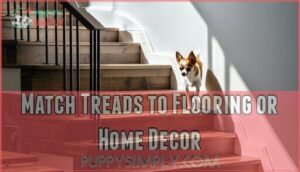 match treads to flooring or home decor