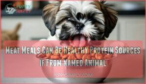 meat meals can be healthy protein sources if from named animal