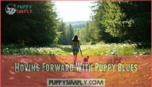 moving forward with puppy blues