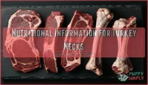 nutritional information for turkey necks