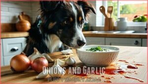 onions and garlic