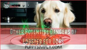 other potential dangers of lobster for dogs