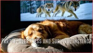 partial alertness and survival instinct