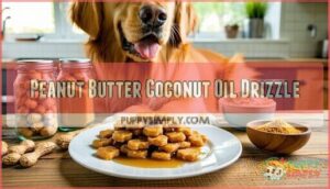 peanut butter coconut oil drizzle