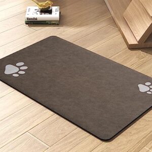 Pet Feeding Mat Absorbent Dog Mat B0C85TLB1B