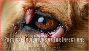 physical indicators of ear infections