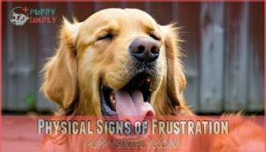 physical signs of frustration