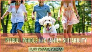 pitbull poodle mix family suitability