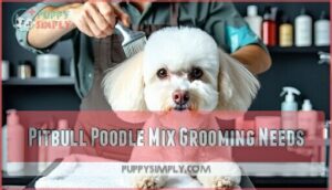 pitbull poodle mix grooming needs