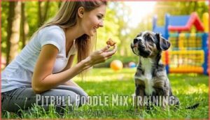 pitbull poodle mix training