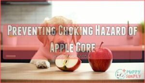 preventing choking hazard of apple core