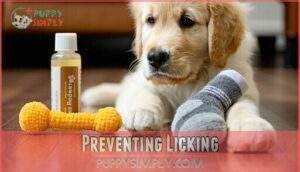 preventing licking