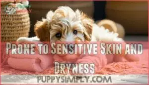 prone to sensitive skin and dryness