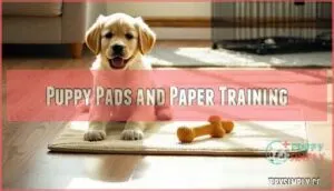 puppy pads and paper training