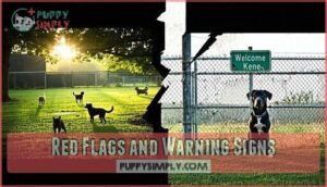 red flags and warning signs
