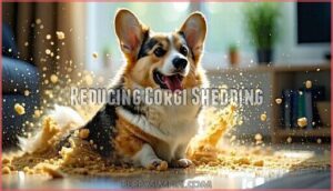 reducing corgi shedding
