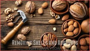 removing shells and additives