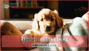 requesting something