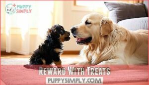 reward with treats