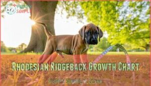 rhodesian ridgeback growth chart