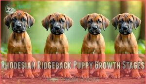 rhodesian ridgeback puppy growth stages