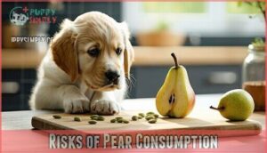 risks of pear consumption
