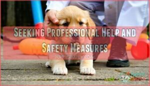 seeking professional help and safety measures