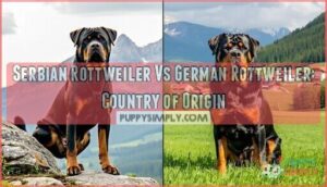 serbian rottweiler vs german rottweiler: country of origin
