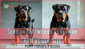 serbian rottweiler vs german rottweiler: size serbian rottweiler vs german rottweiler: size
