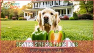 serving size for large dogs