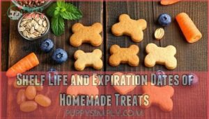 shelf life and expiration dates of homemade treats