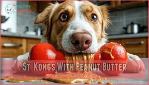 st￭ kongs with peanut butter