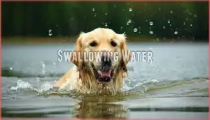 swallowing water