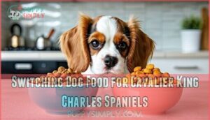 switching dog food for cavalier king charles spaniels