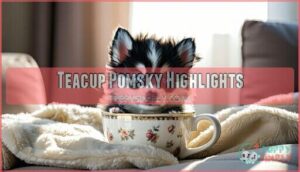 teacup pomsky highlights