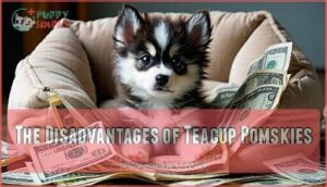 the disadvantages of teacup pomskies