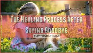 the healing process after saying goodbye