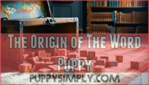 the origin of the word puppy