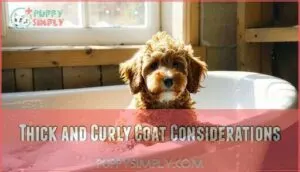 thick and curly coat considerations