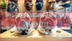 tips for choosing the right dog muzzle