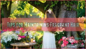 tips for maintaining fragrant hair