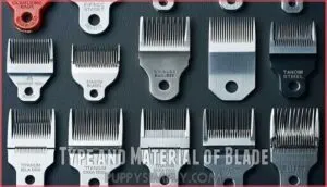 type and material of blade