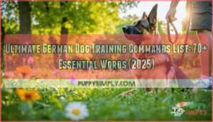 ultimate german dog training commands list