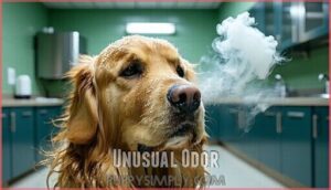 unusual odor