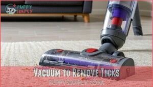 vacuum to remove ticks