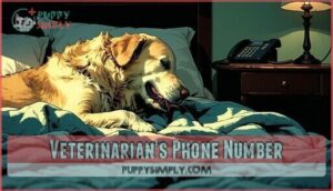 veterinarian's phone number